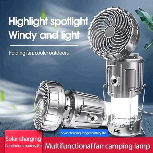 🌞 Sommer-Angebot 2025 – Jetzt -50 % 🔥 Tragbare LED-Campinglampe mit integriertem Ventilator 💡🌬️ Perfekt für heiße Nächte!