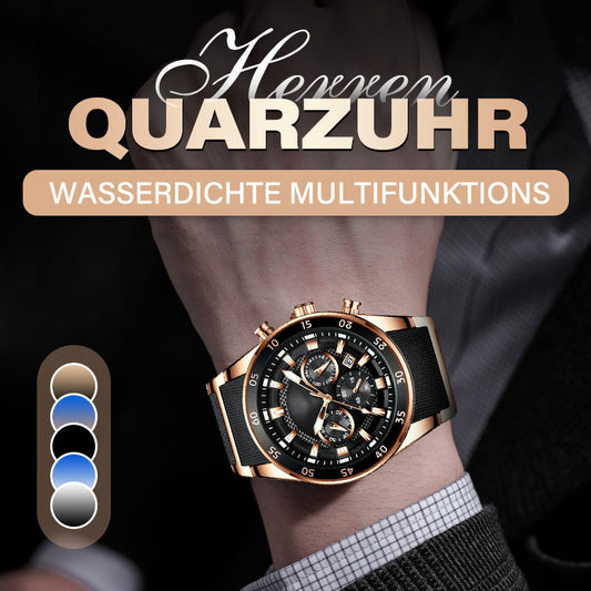🔥Wasserdichte Multifunktions-Quarzuhr für Herren