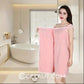 ⏳ LETZTER TAG IM ANGEBOT: 50% Rabatt auf das zweite Produkt⏰Damen Bademantel aus Coral Fleece – Schnelltrocknend, Atmungsaktiv & Bequem mit Verstellbaren Bändern | Ideal für Dusche, Pool, Yoga | Hautfreundlich & Vielseitig