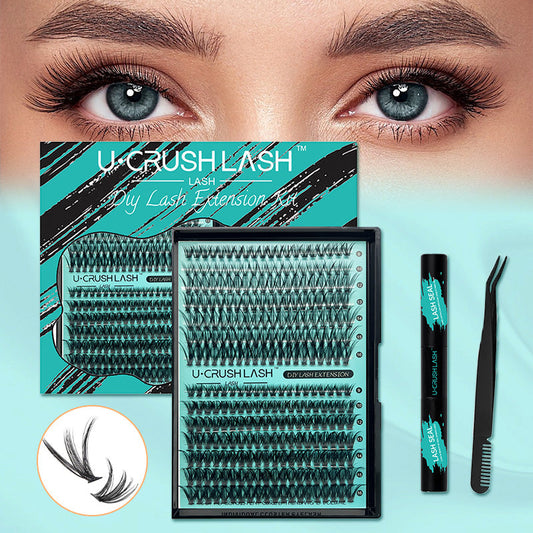 DIY Wimpern Cluster Set 144 PCS Mitternacht