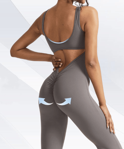 🔥 Mid-Year Sale 49% OFF🎁 Sleeveless Jumpsuit Sexy Backless One Piece Shrunken Bottom Yoga One Piece Seamless One Piece (Buy 2 Get Free Shipping)