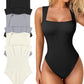 🔥Letzter Tag: 49 % Rabatt✨ Ärmellose figurformende Bodysuits mit Bauchkontrolle