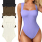 🔥Letzter Tag: 49 % Rabatt✨ Ärmellose figurformende Bodysuits mit Bauchkontrolle