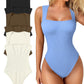 🔥Letzter Tag: 49 % Rabatt✨ Ärmellose figurformende Bodysuits mit Bauchkontrolle