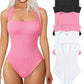 🔥Letzter Tag: 49 % Rabatt✨ Ärmellose figurformende Bodysuits mit Bauchkontrolle