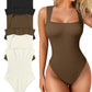 🔥Letzter Tag: 49 % Rabatt✨ Ärmellose figurformende Bodysuits mit Bauchkontrolle
