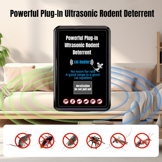 Leistungsstarkes Plug-In-Ultraschall-Nagetierabwehrmittel