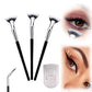 Klappwinkel-Wimpernbürste mit Wellenschliff