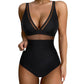 🌷Letzter Tag der Aktion 50% Rabatt 🏝️Mesh Tummy Control Badeanzug👙