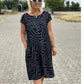 Lässiges Boho-Vintage-Kleid mit Print💃