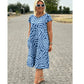 Lässiges Boho-Vintage-Kleid mit Print💃