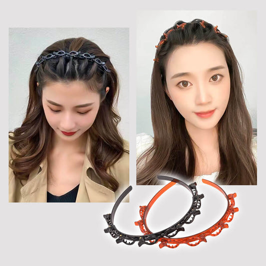 🌸Geflochtenes Haarband Clip（🔥Mehr kaufen, mehr sparen）