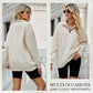 💖Sweatshirt mit überschnittenen Schultern und Reißverschluss für Damen