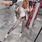 Einfarbiges 2-teiliges Set: Blazer und Hose