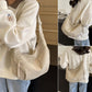 Modische Damenmode Umhängetasche in einfarbigem Nylon