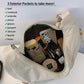 Modische Damenmode Umhängetasche in einfarbigem Nylon