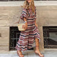 🌸Frühjahrsangebote🌸Elegantes Boho-Maxi-Kleid mit Puffärmeln und Blumenmuster für Damen