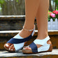 Casualowe zehenoffene Strandsandalen