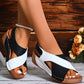 Casualowe zehenoffene Strandsandalen