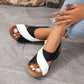 Casualowe zehenoffene Strandsandalen