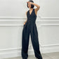 ⏳Begrenzte Zeit -50 % Rabatt💥Ärmelloser Jumpsuit mit Knopfleiste vorne für Damen