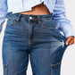 🎉Begrenzter Verkauf🎉High Rise Cargo Wide-Leg Stretch Jeans für Damen