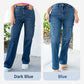 🎉Begrenzter Verkauf🎉High Rise Cargo Wide-Leg Stretch Jeans für Damen