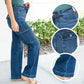 🎉Begrenzter Verkauf🎉High Rise Cargo Wide-Leg Stretch Jeans für Damen