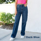 🎉Begrenzter Verkauf🎉High Rise Cargo Wide-Leg Stretch Jeans für Damen