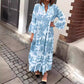 🌸Saisonales Kleid 50 % RABATT🌸 Maxikleid mit Bohemian-Print