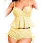 Frauenstahlpalette Feste Farbhalter Split Bikini