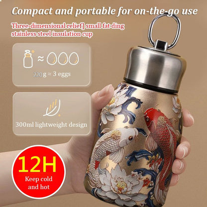 🔥2 KAUFEN, 1 GRATIS🔥Stilvolle & tragbare isolierte Wasserflasche🎒 Halten Sie Getränke heiß oder kalt, genießen Sie frische Getränke jederzeit und überall!