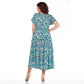 🔥Promotion - 50% discount🎉Summer Patterned Chiffon Dress