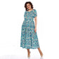 🔥Promotion - 50% discount🎉Summer Patterned Chiffon Dress