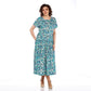 🔥Promotion - 50% discount🎉Summer Patterned Chiffon Dress