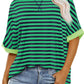 Gestreiftes Damen-T-Shirt mit entspannter Passform