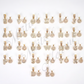 Gold Alphabet Anhänger Halskette