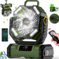 Tragbarer oszillierender Ventilator mit Fernbedienung