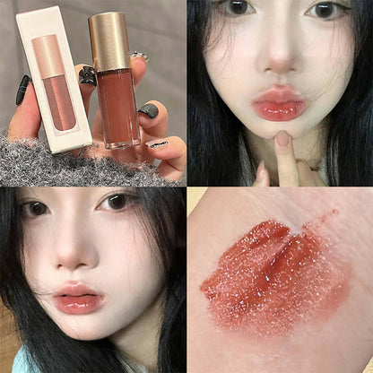 Feuchtigkeitsspendender strahlender Lipgloss